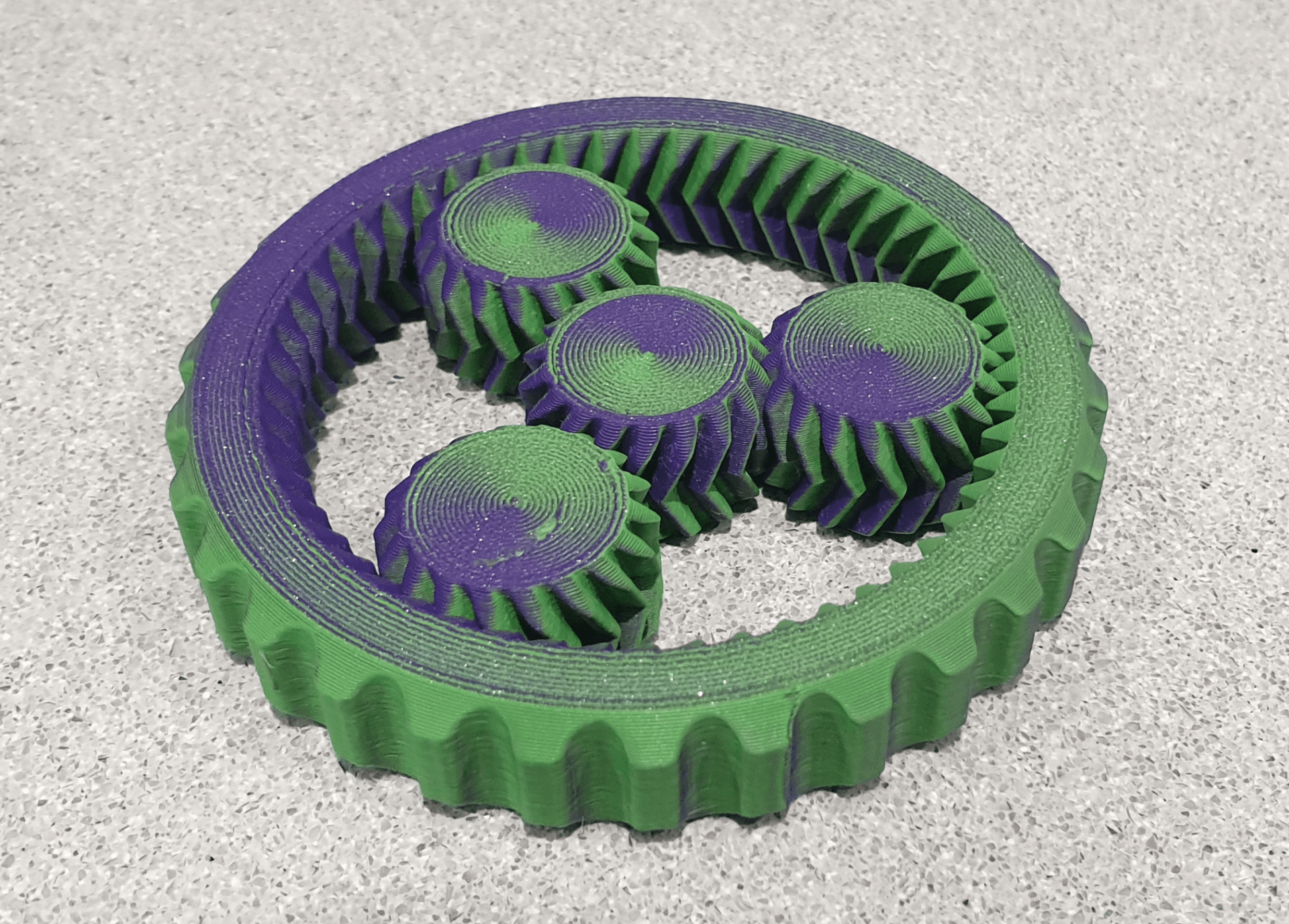 Gear Spinner – Planetary Print-in-Place Toy