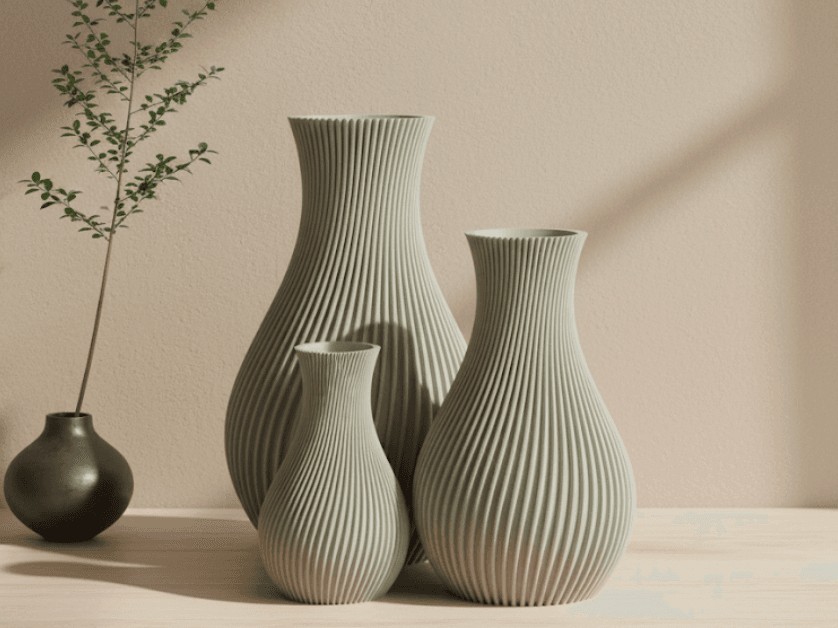 Japandi Vase Pot – Minimal Planter