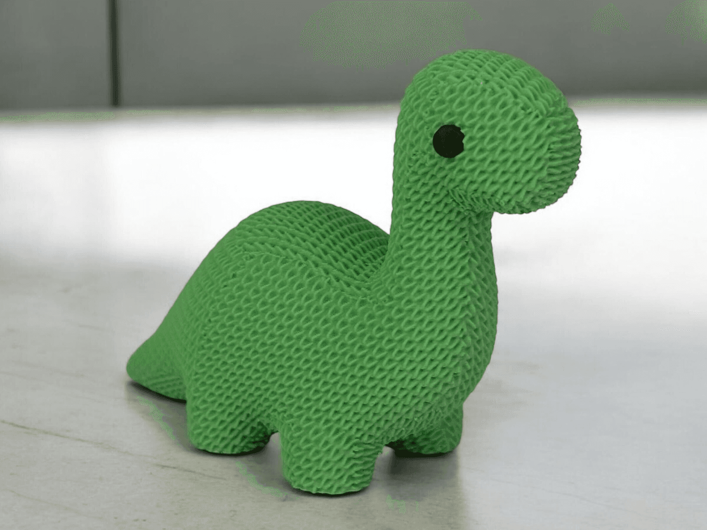 Knitted Dino – Cute Yarn-Style Dinosaur