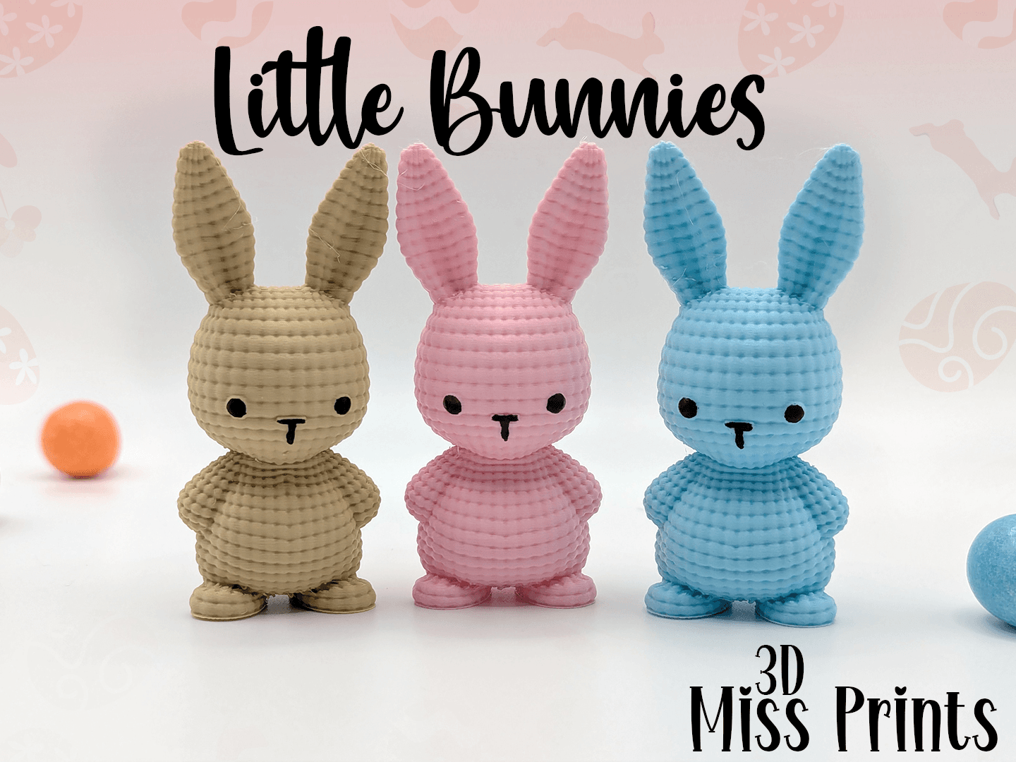 Little Knitted Bunnies – Cuddly Pair
