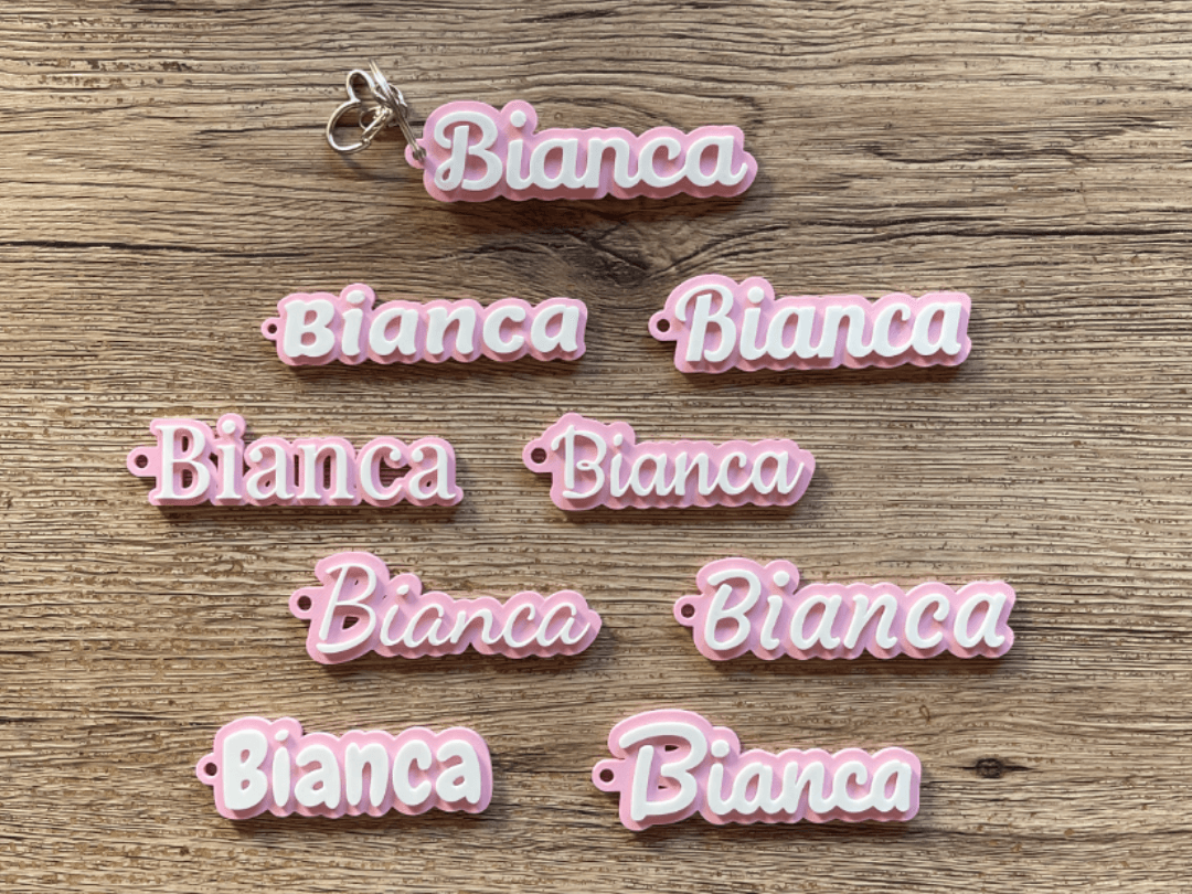 Personalized Name Tag Keychain – Gift for Anyone