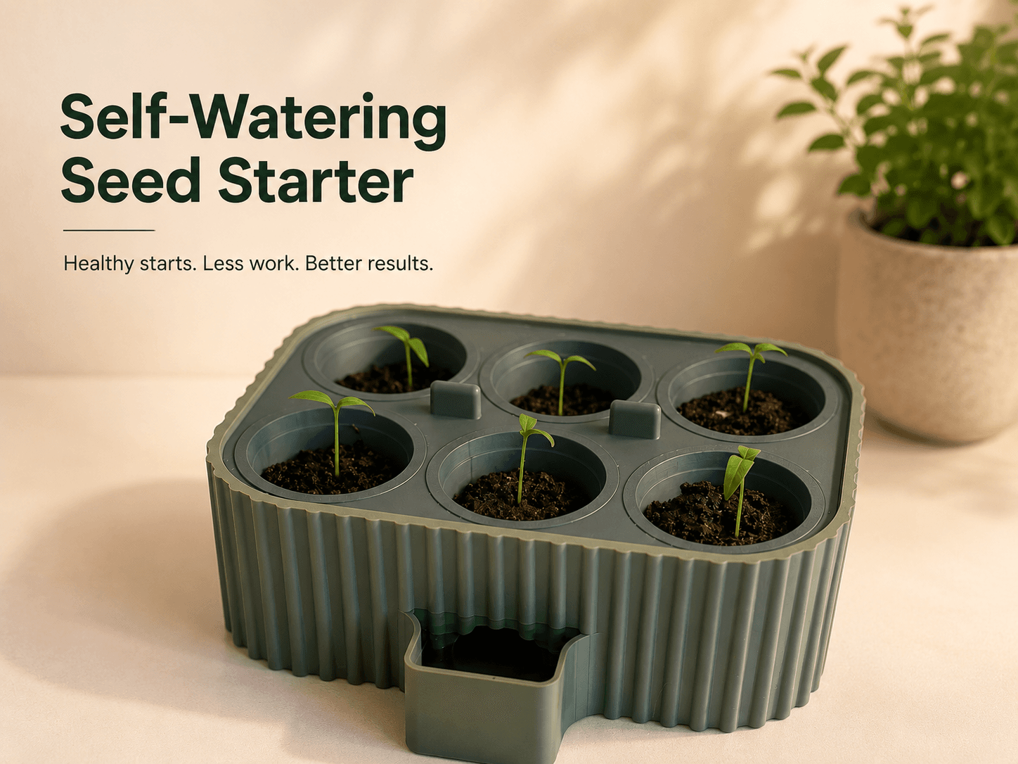 Self-Watering Seed Starter – Easy Sprouting Tray