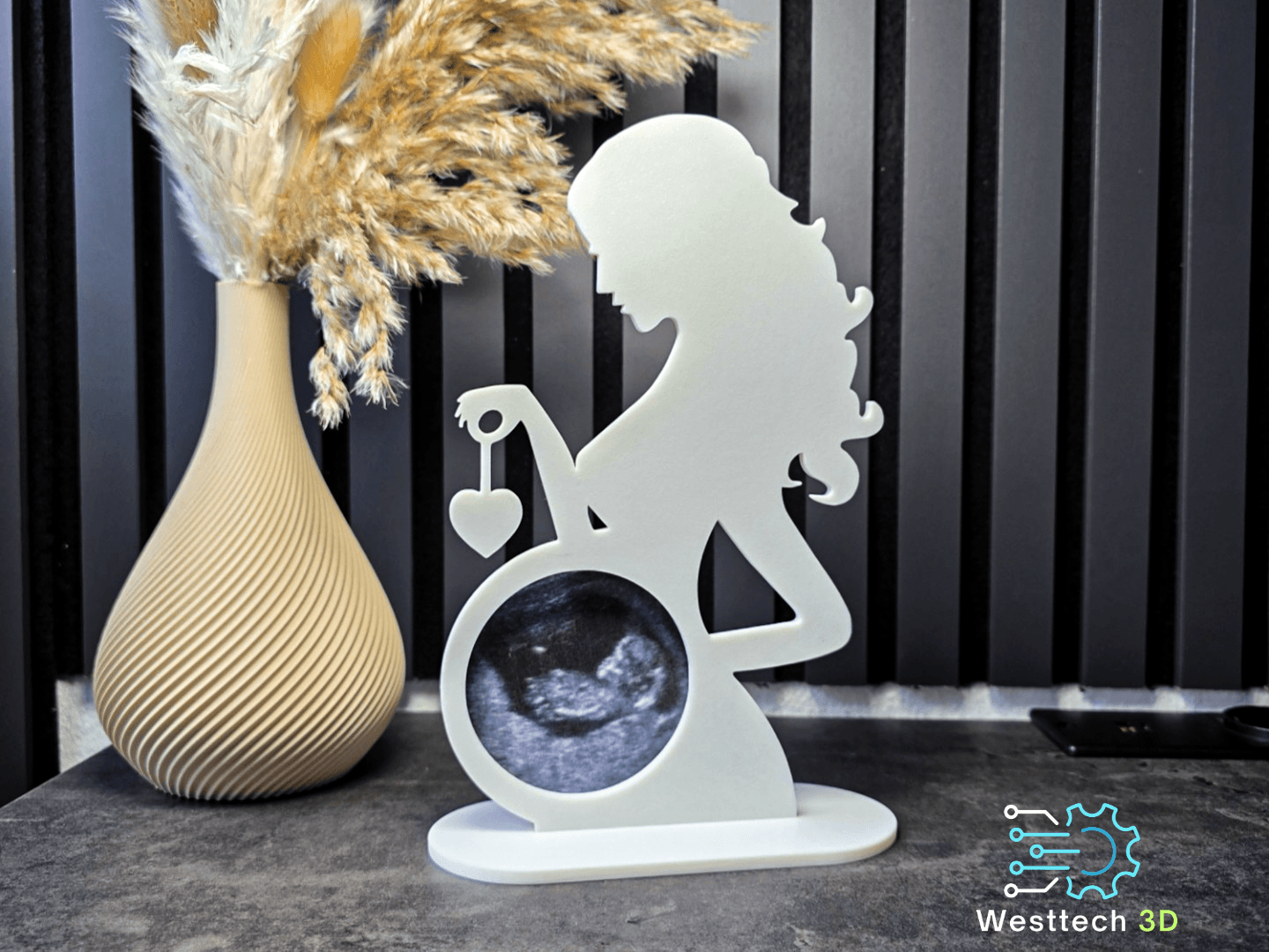 Ultrasound Photo Keepsake – Gift for New & Expecting Mums