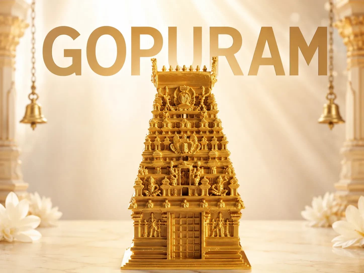 Gopuram Temple Storage Box – Indian Heritage Decorative Jewellery & Keepsake Box