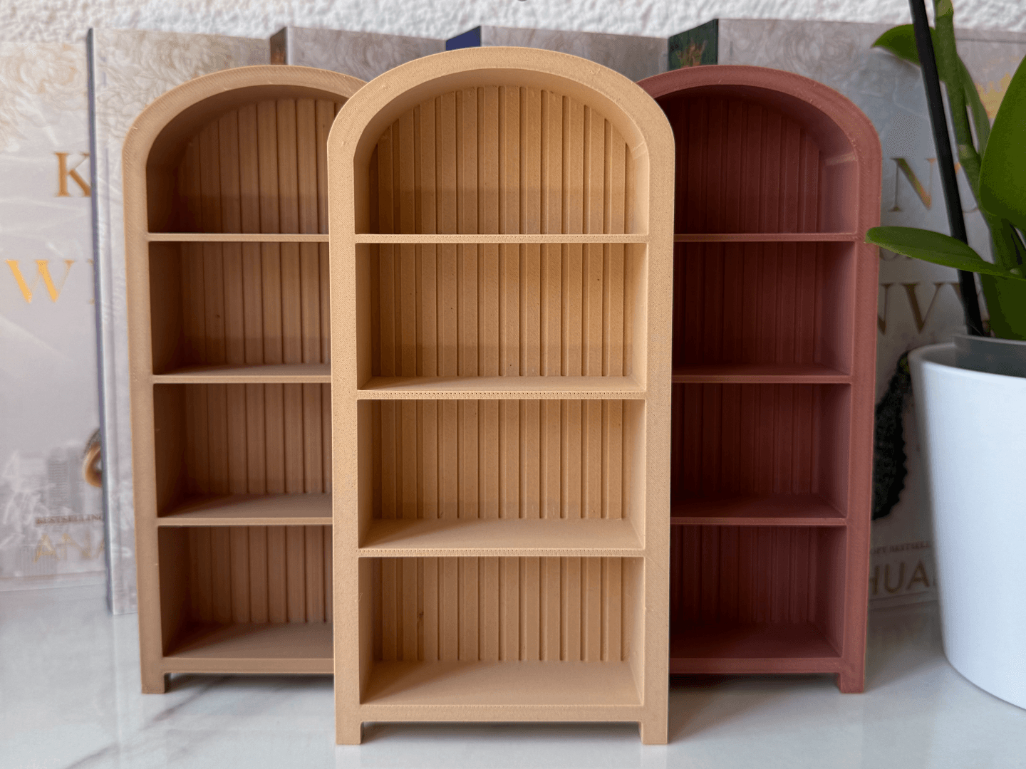 Arched Mini Bookshelf – Tiny Reading Corner