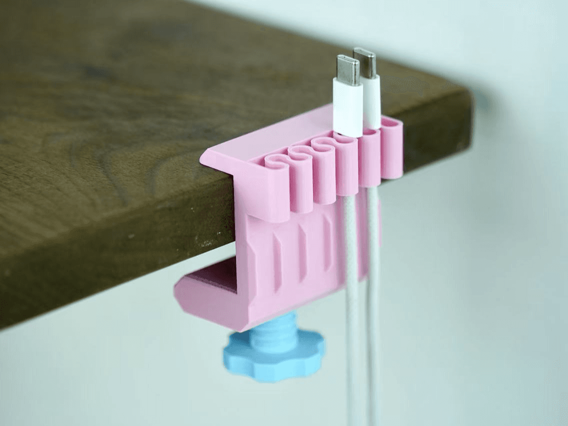 Cable Clamp – Keep Cords at Your Desk Edge