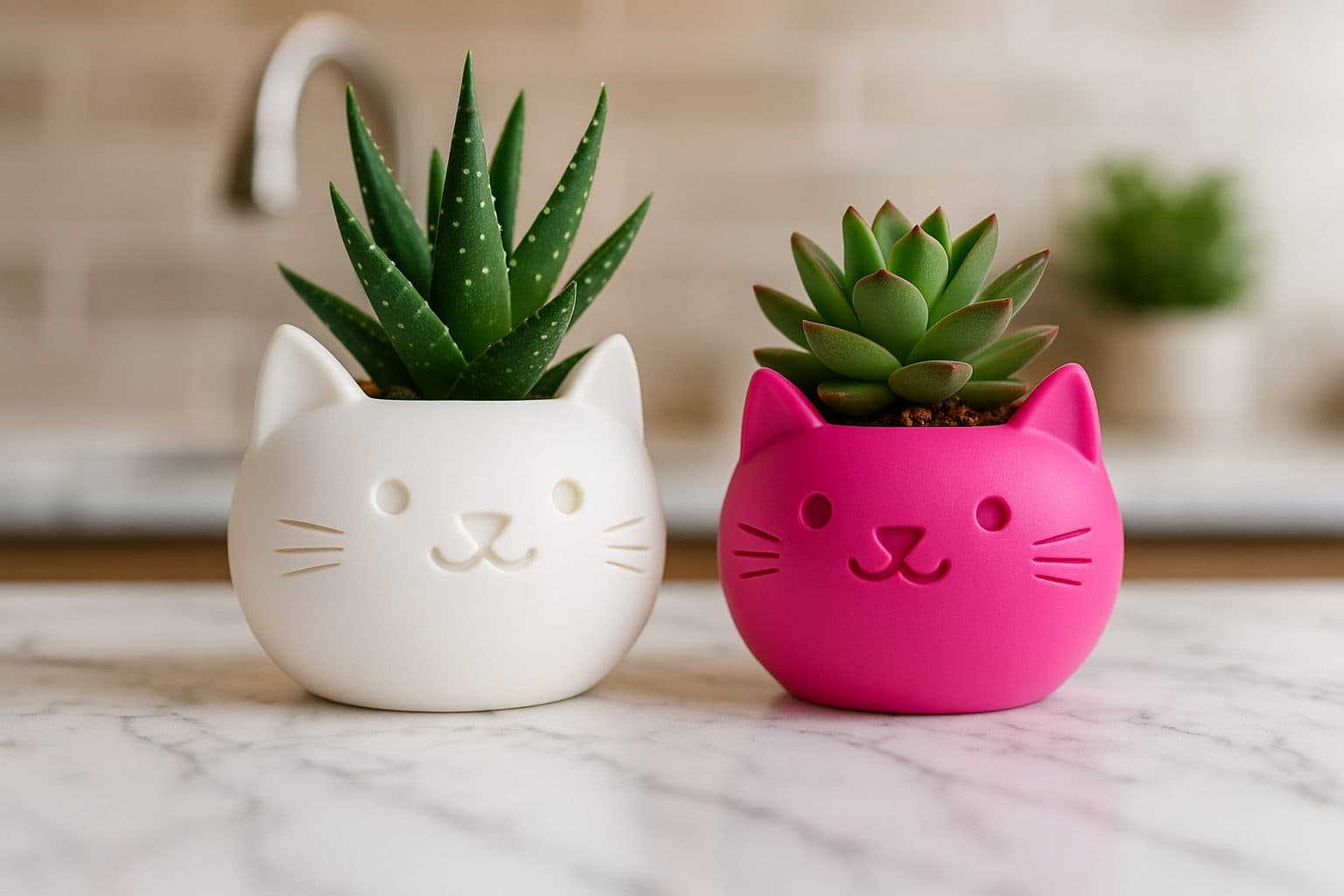 Cat Planter – Cute Succulent Pot