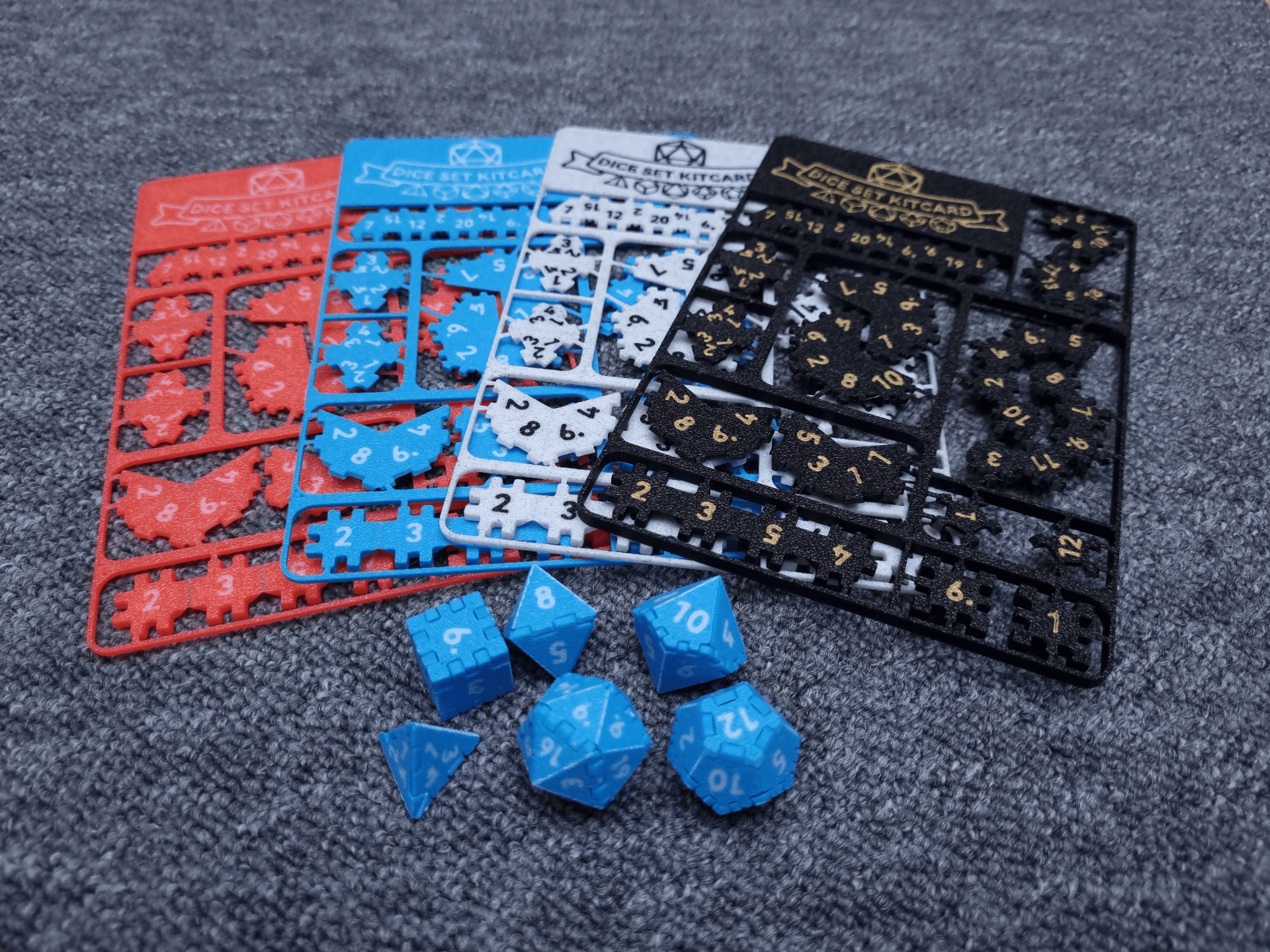 Dice Set Kit-Card – Complete RPG Set