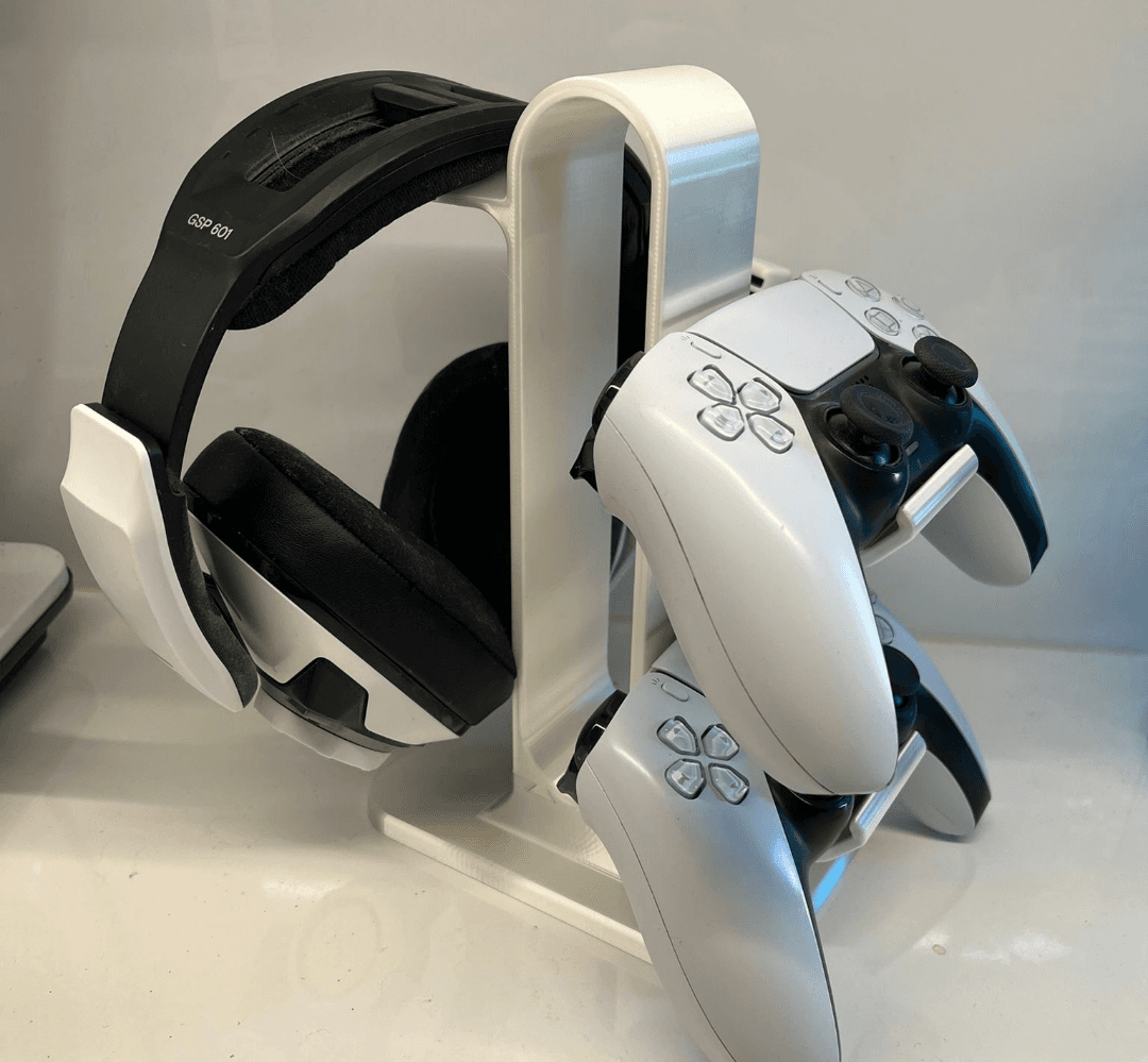 Headphone & Controller Stand – Gaming Desk Combo