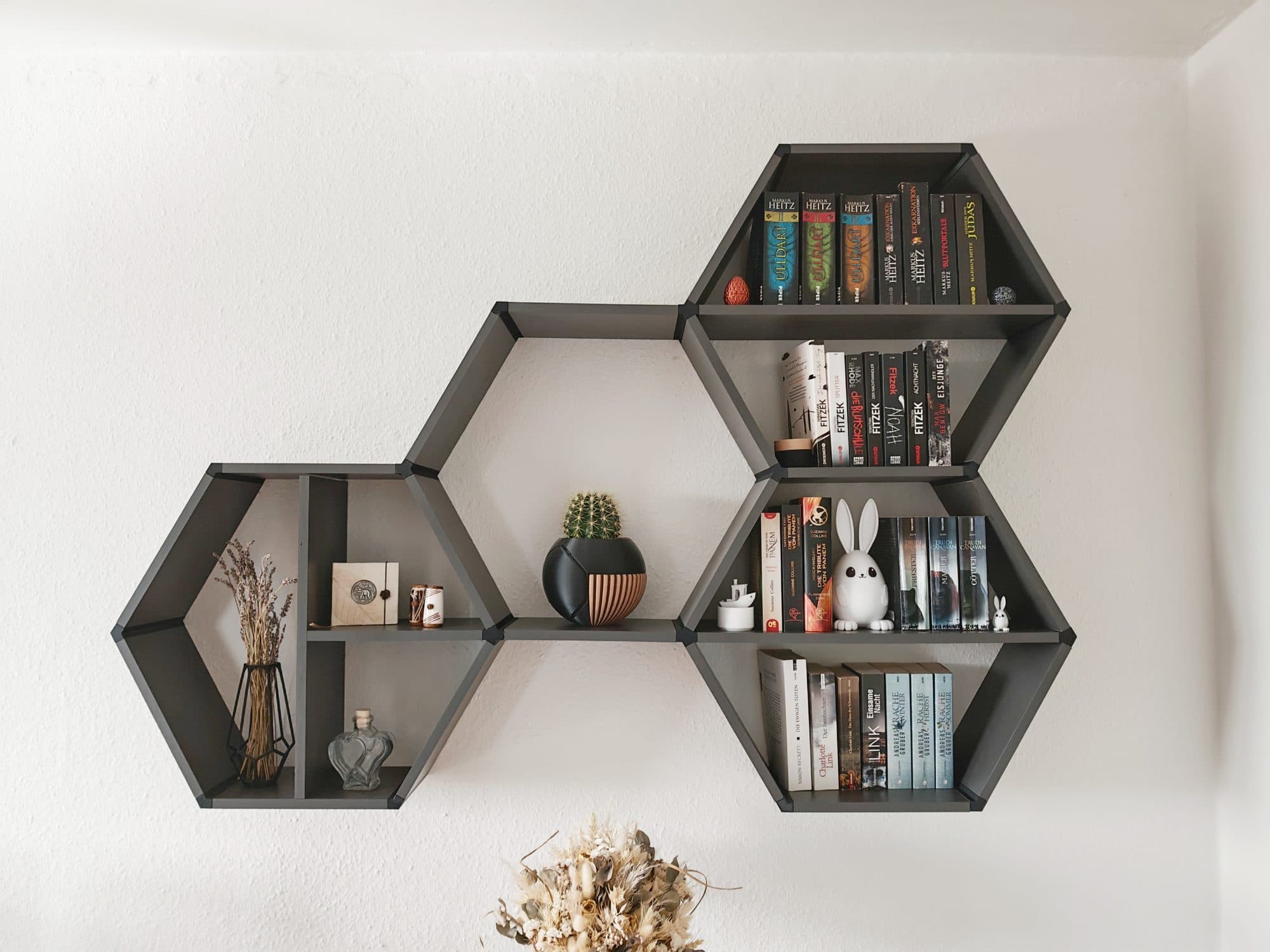 Hex Wall Shelf – Build-Your-Own Honeycomb Display