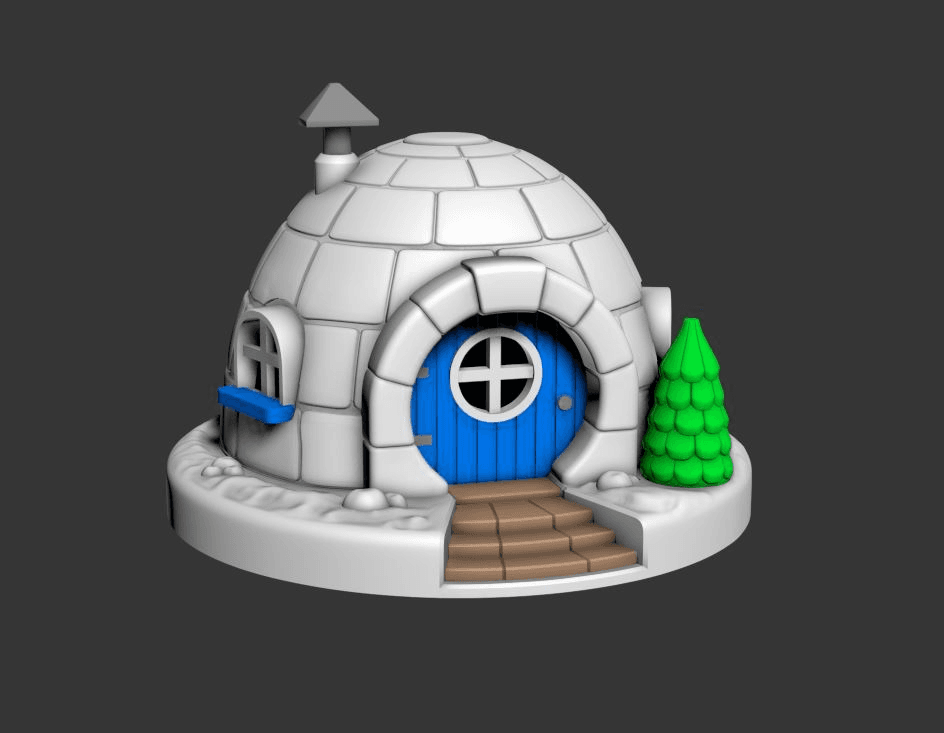 Igloo House – Winter Village Miniature