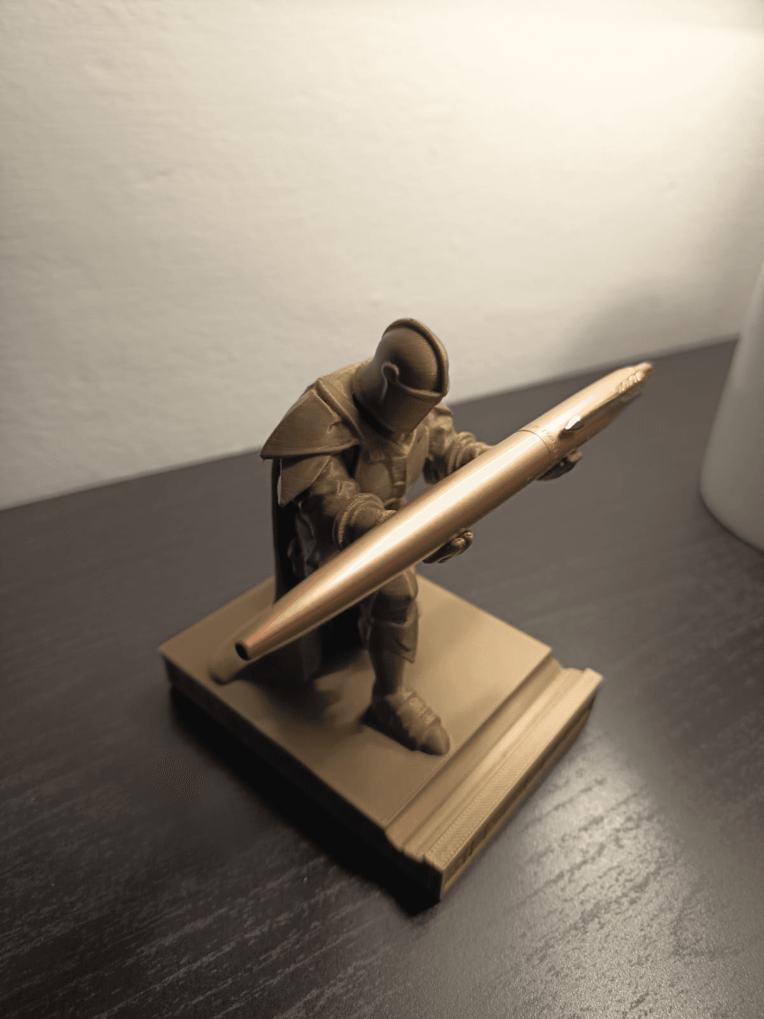 Knight of the Quill – Medieval Pen Holder
