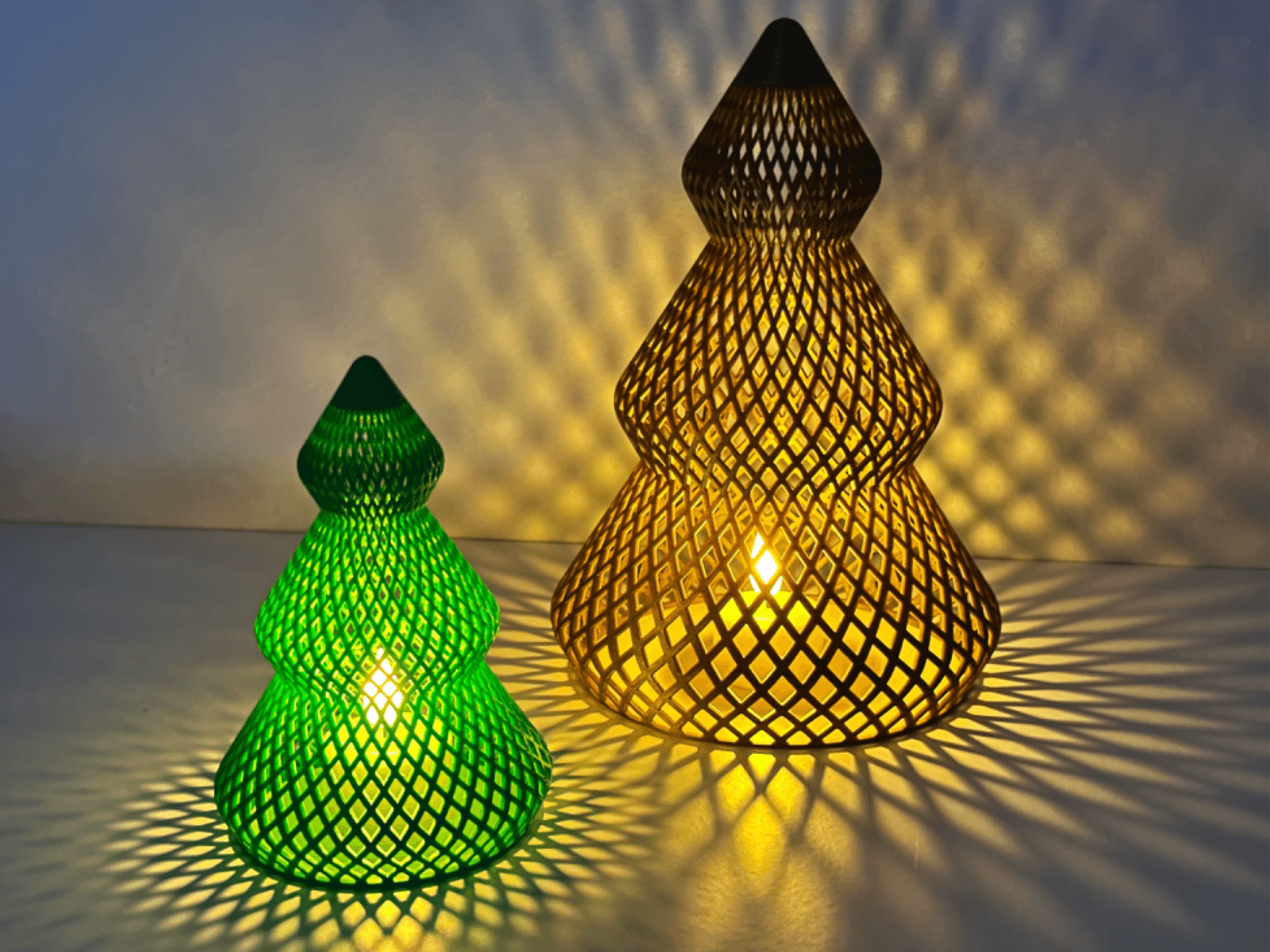 Meshed Christmas Tree – Modern Festive Centerpiece
