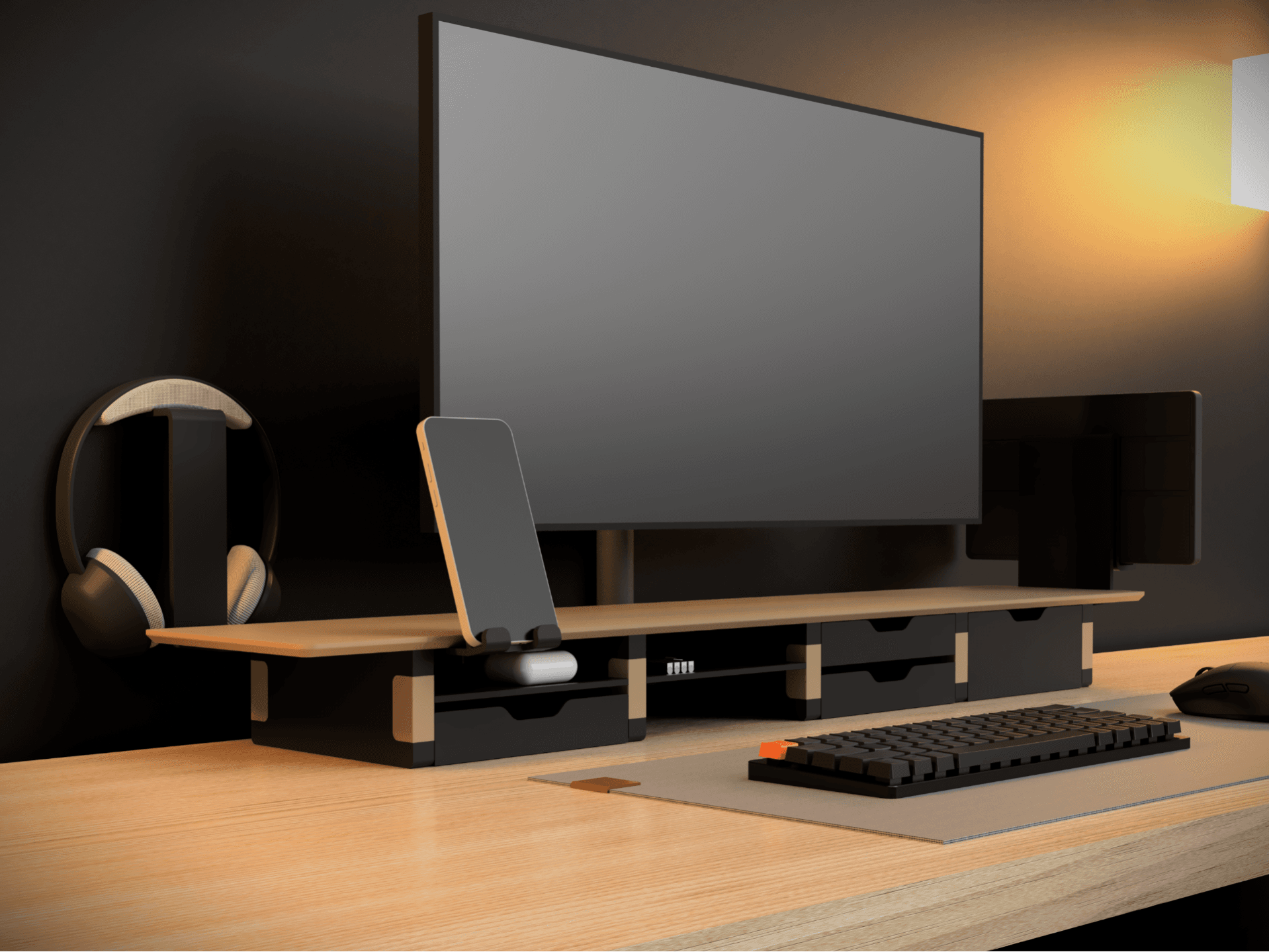 Modular Desk Shelf – Build Your Own Layout