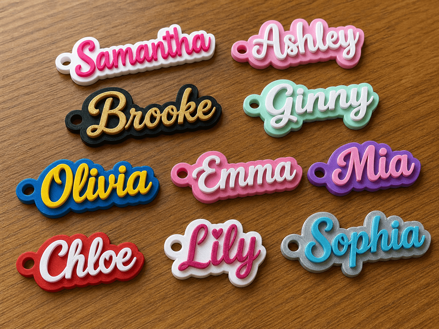 Multilingual Name Keychain – Your Name in Any Language