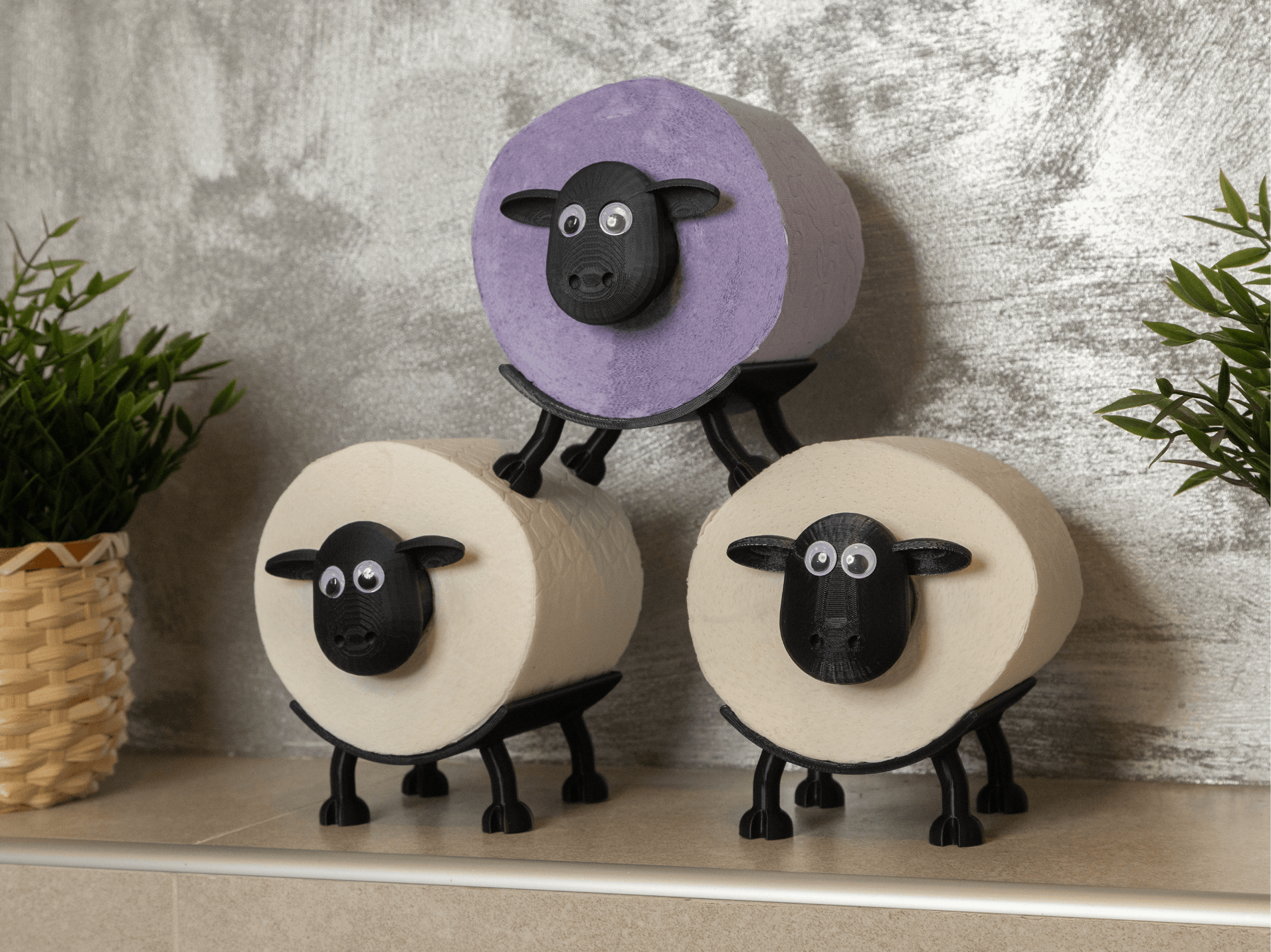 Sheeptastic TP Holder – Funny Bathroom Décor