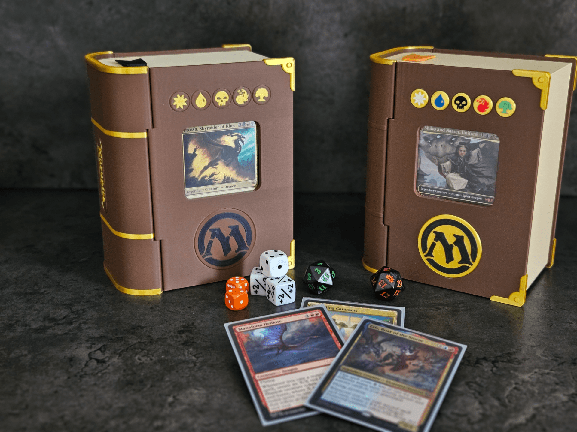 Spellbook Deck Box – Magic-Style Card Storage